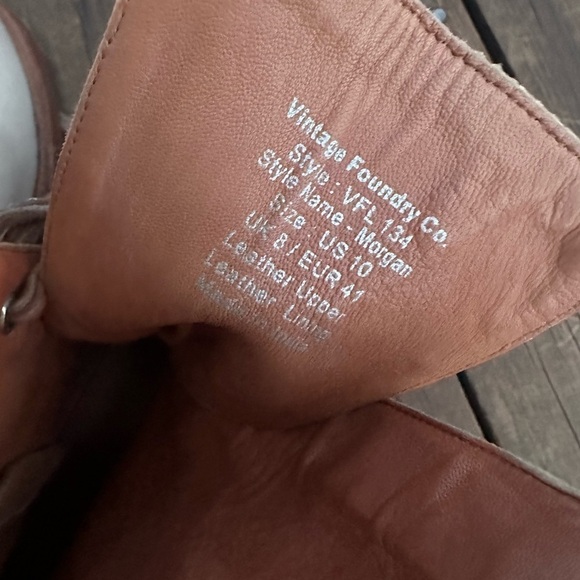 Vintage Foundry Co. Delia Boots Tan-Multi Size US 10. Women's. 269$ retail - Picture 4 of 7